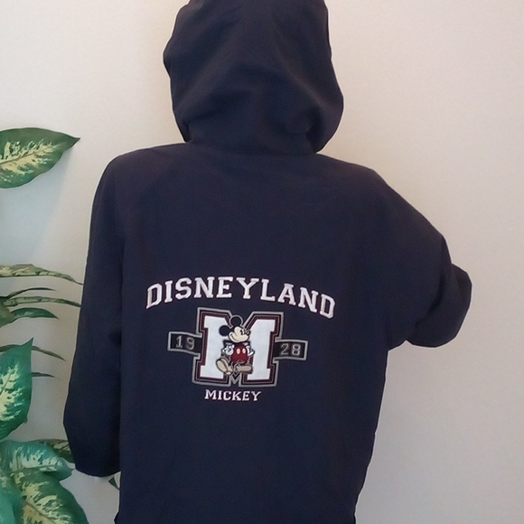 Disneyland Resorts Embroidered, Mickey Mouse Jacket w/Hoodie & Sweatshirt Lining - Picture 2 of 16